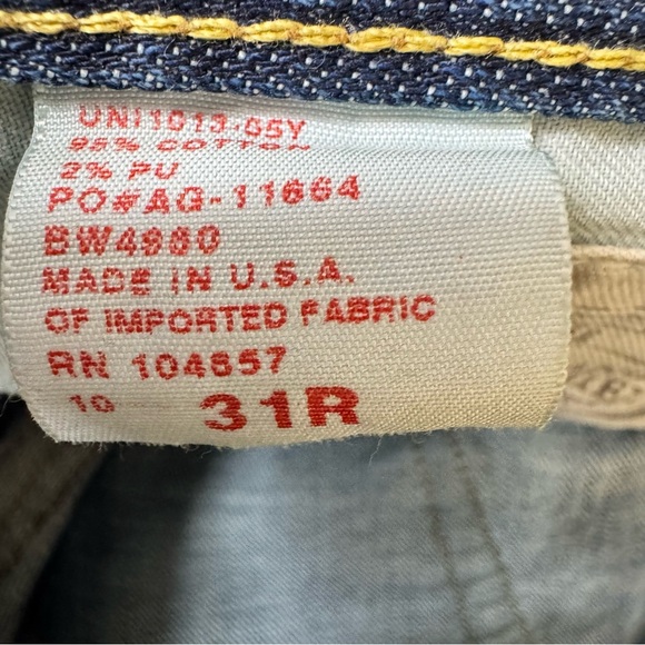 AG Adriano Goldschmied Angel Bootcut Jeans Size 31 Denim Casual - Picture 13 of 14